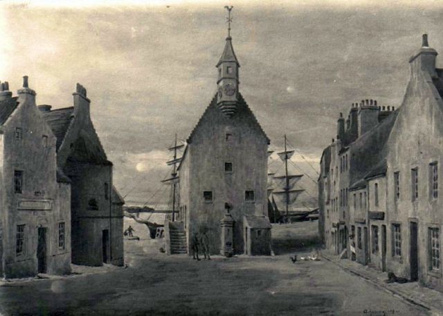 The Tollbooth as it would have been seen by the King in 1633 The Tollbooth as it would have been seen by the King in 1633